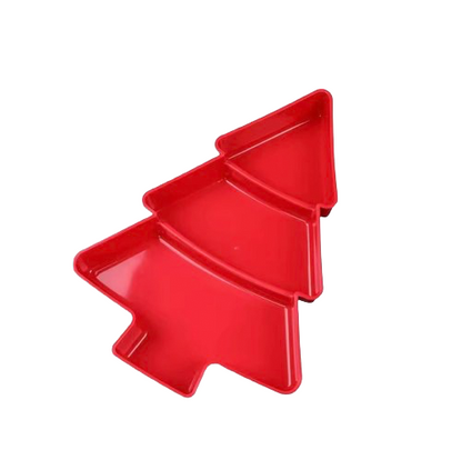 L’élégance des fêtes à table – Assiettes en forme de sapin